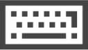 keyboard o icon