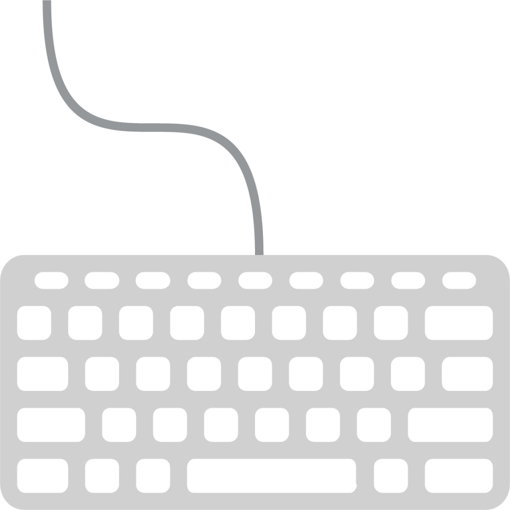 keyboard with cord emoji