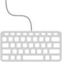 keyboard with cord emoji