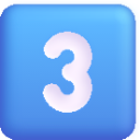keycap 3 emoji