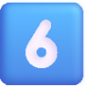 keycap 6 emoji