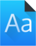 kfontview icon