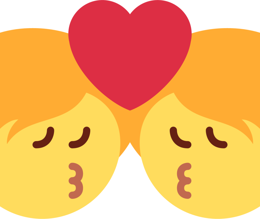 Free Kiss Emoji Icon - Download in Line Style