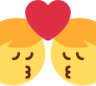 kiss: man, man emoji