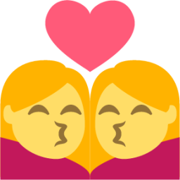 kiss (woman,woman) emoji