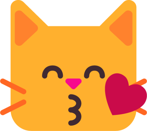 kissing cat emoji