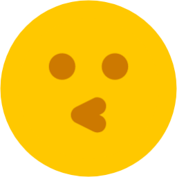 kissing face icon