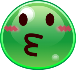 kissing (slime) emoji