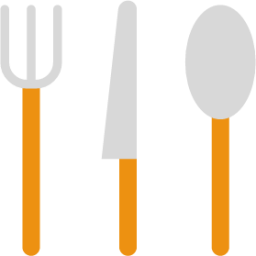 knife fork spoon cutlery icon