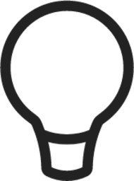 Lamp light icon