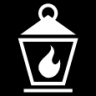 lantern flame icon