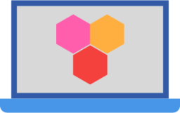 laptop colors icon