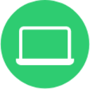 laptop connected icon