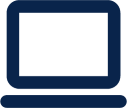 laptop line device icon