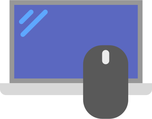 laptop mouse icon