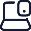 laptop phone sync icon