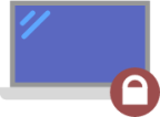 laptop unlock icon
