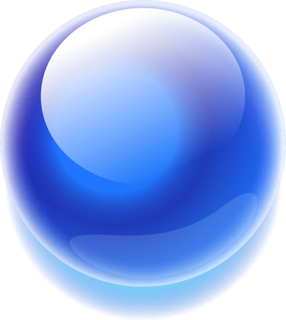 large blue circle emoji