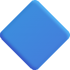 large blue diamond emoji