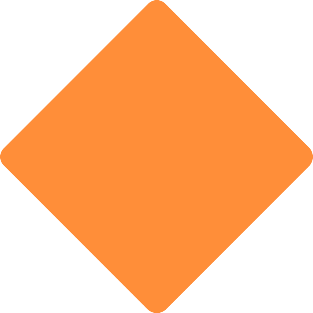 large orange diamond emoji