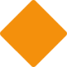 large orange diamond emoji