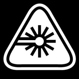 laser warning icon