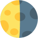 last quarter moon emoji
