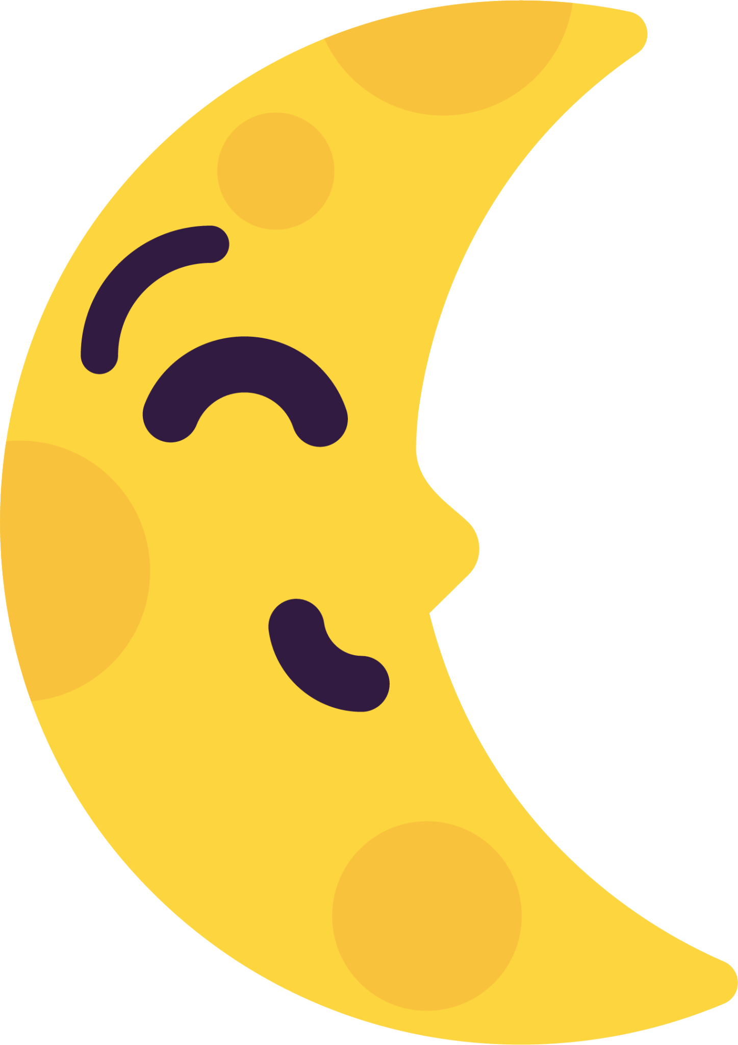 last quarter moon face emoji