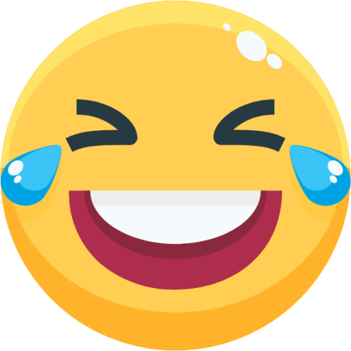 laughing emoji transparent background