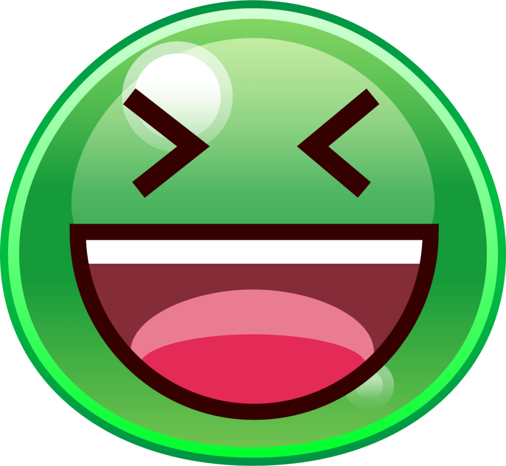 laughing (slime) emoji