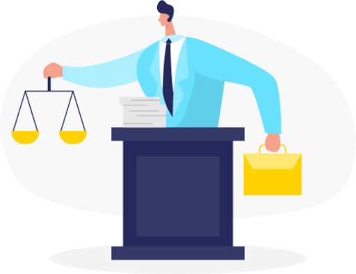 Lawyer illustration
