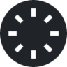 lcircle (sharp filled) icon