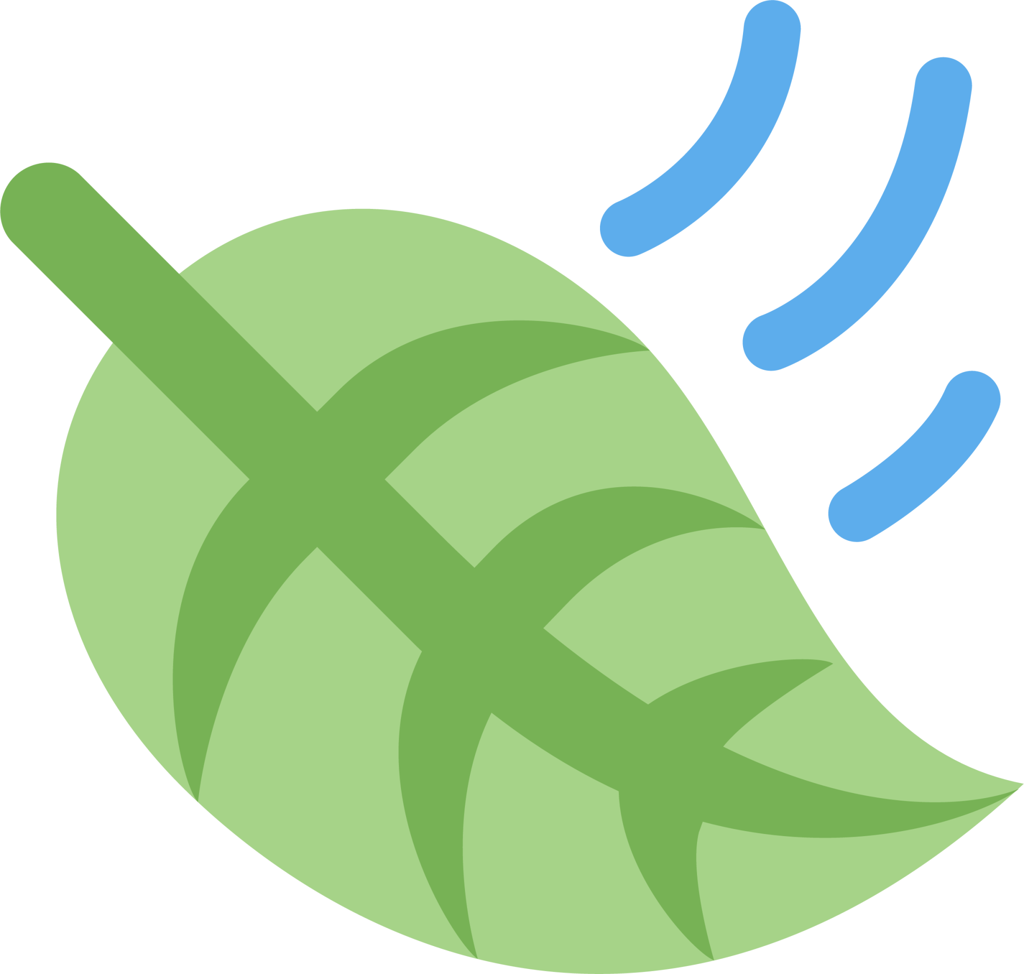 leaf fluttering in wind emoji