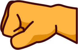 left facing fist emoji