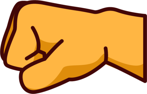 left facing fist emoji