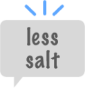 less salt icon