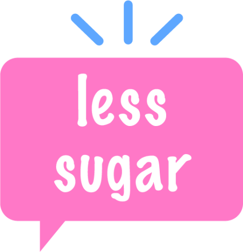 less sugar icon