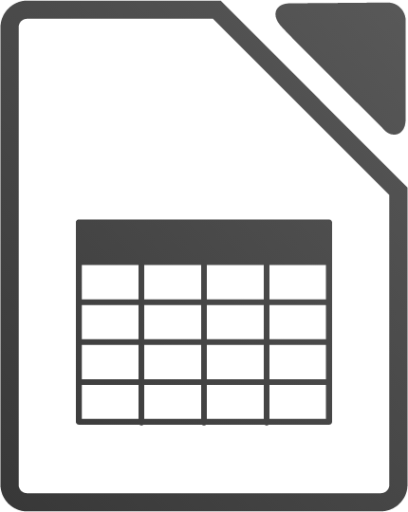 libreoffice calc icon