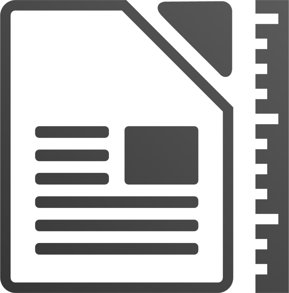 libreoffice text template icon