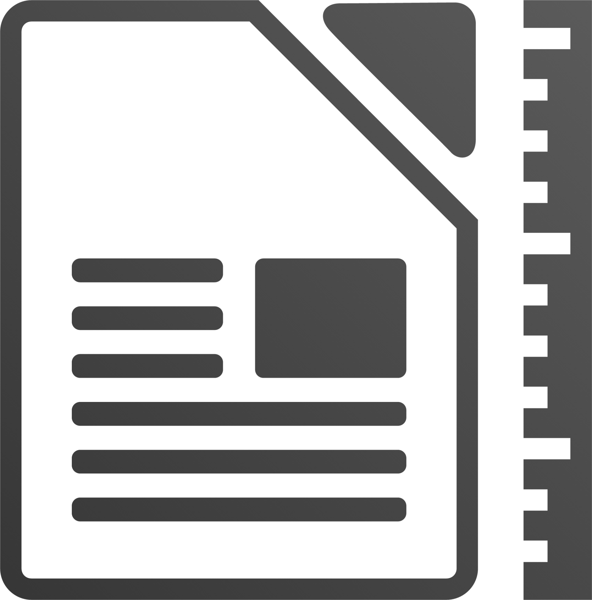 libreoffice text template icon