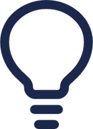 Lightbulb Minimalistic icon