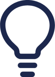 Lightbulb Minimalistic icon