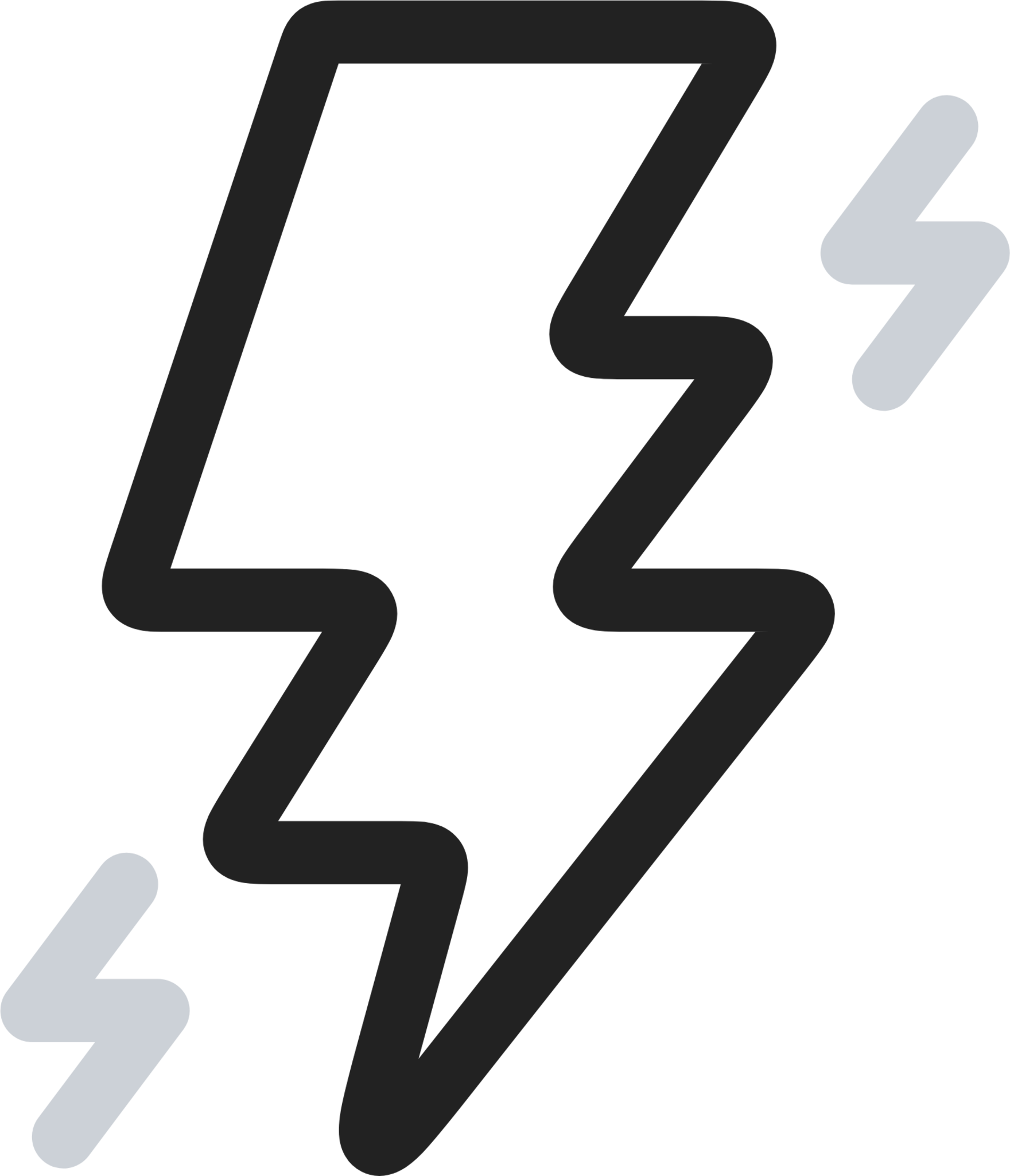 lightning alt duotone line icon