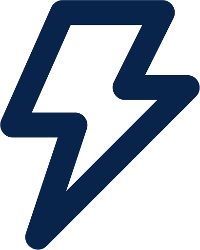 lightning line weather icon