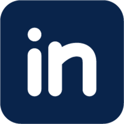 linkedin fill logo icon
