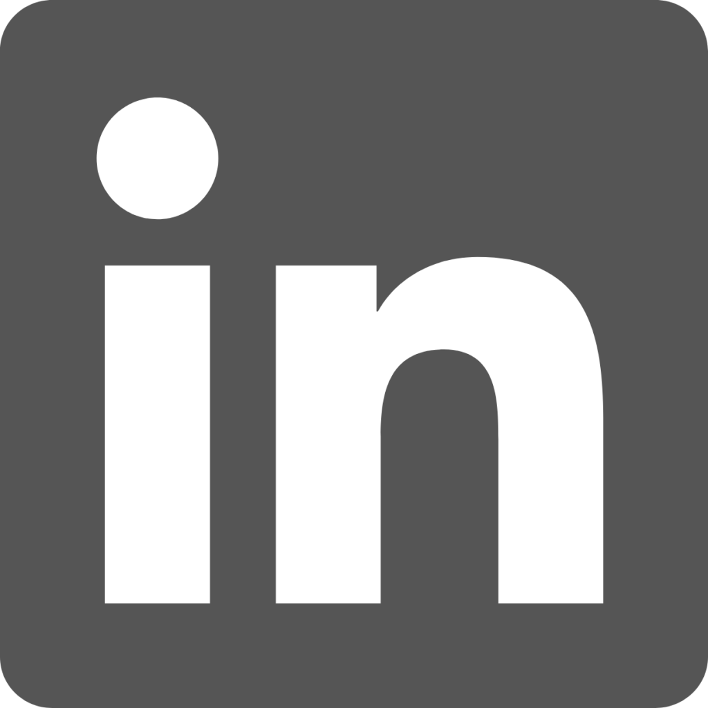 linkedin grey logo png
