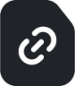 linkfile (rounded filled) icon