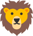 lion face emoji