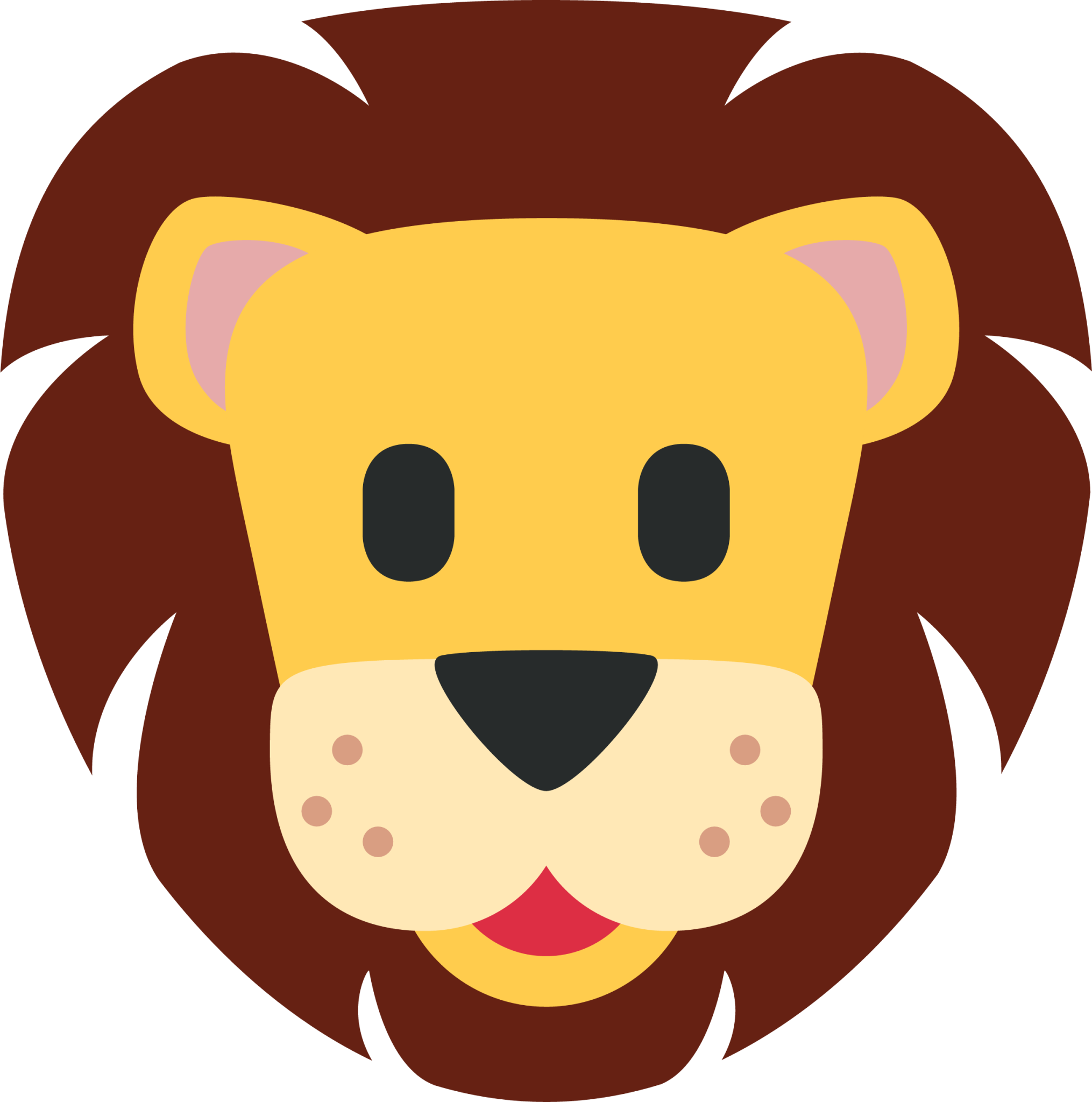 lion face emoji