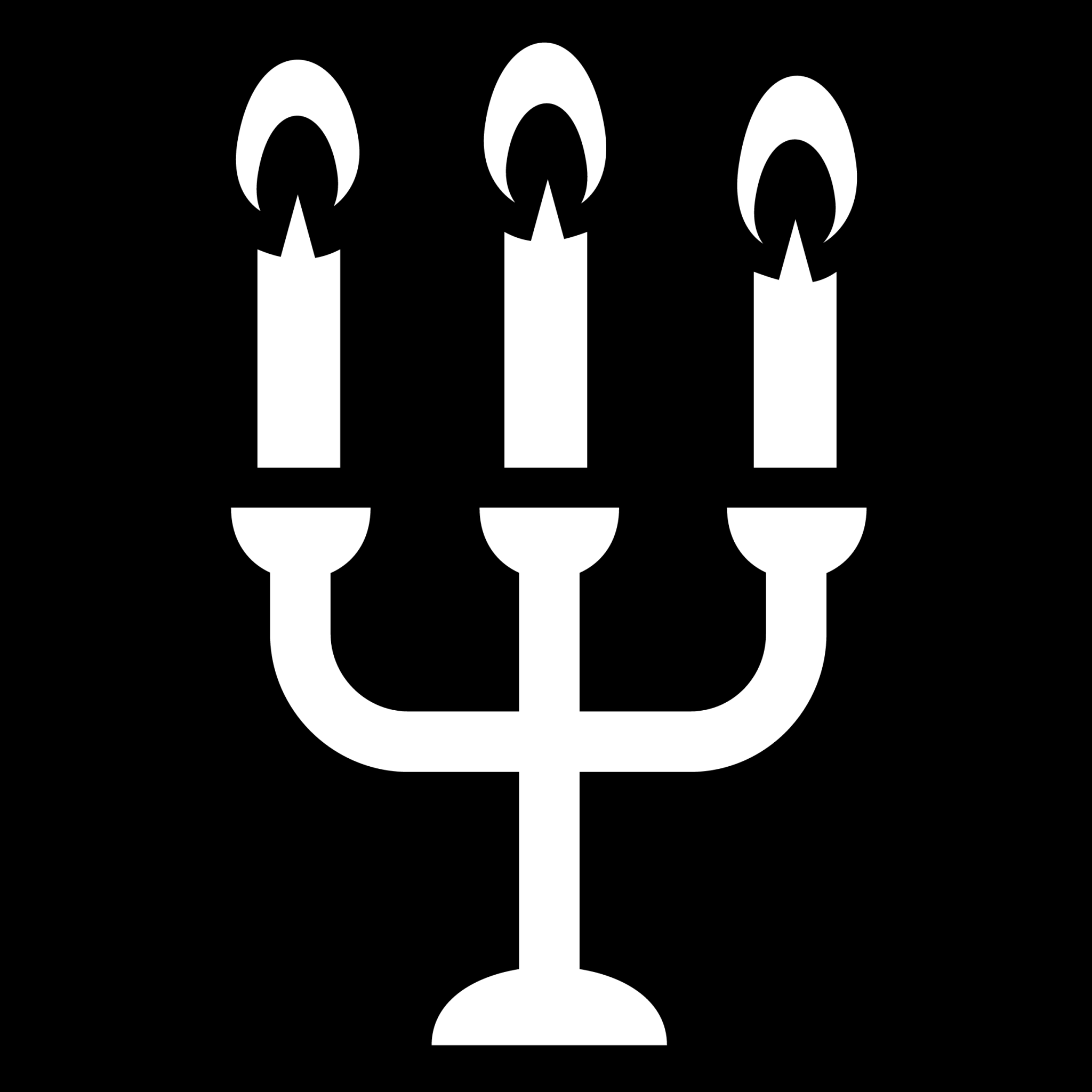 lit candelabra icon